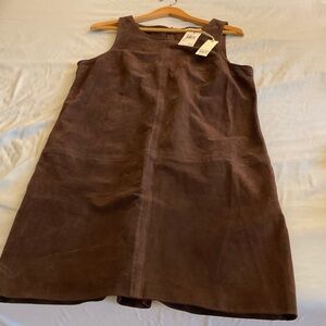 Chic Sleeveless Brown Dress